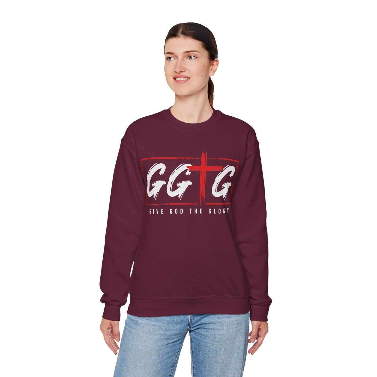 Inspiring Unisex Crewneck Sweatshirt - "Tell Your Story" Design