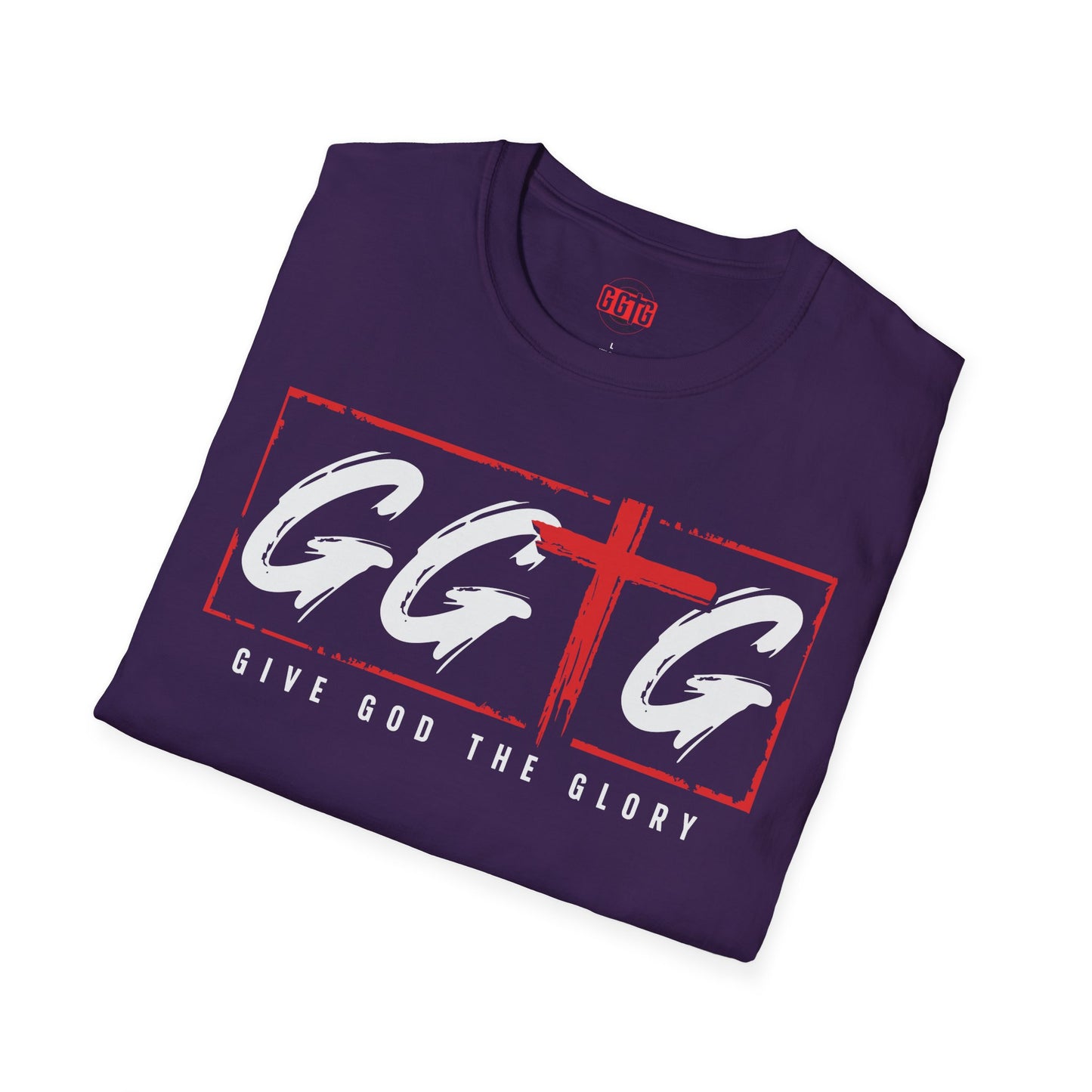 Unisex Softstyle T-Shirt  Inspirational - "Give God the Glory" & "Tell Your Story"