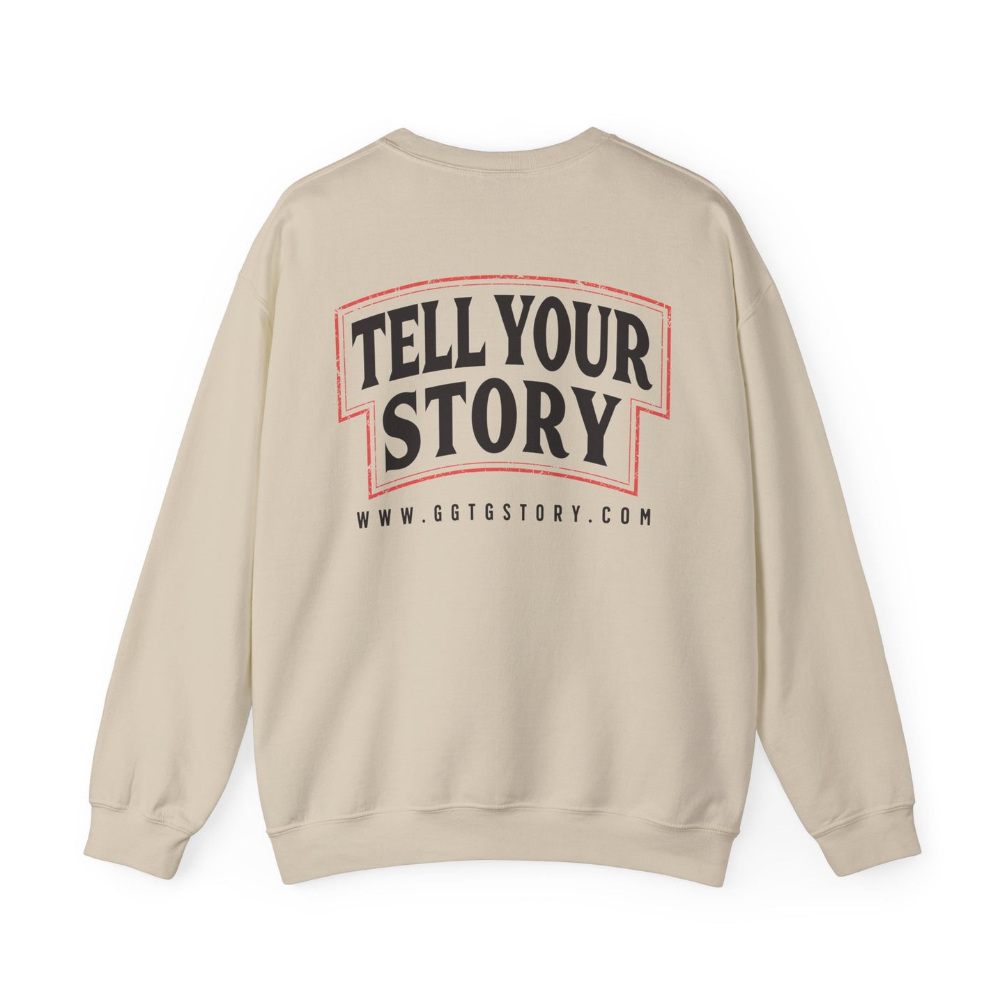Unisex Crewneck Sweatshirt - "Give God the Glory" & "Tell Your Story" Design