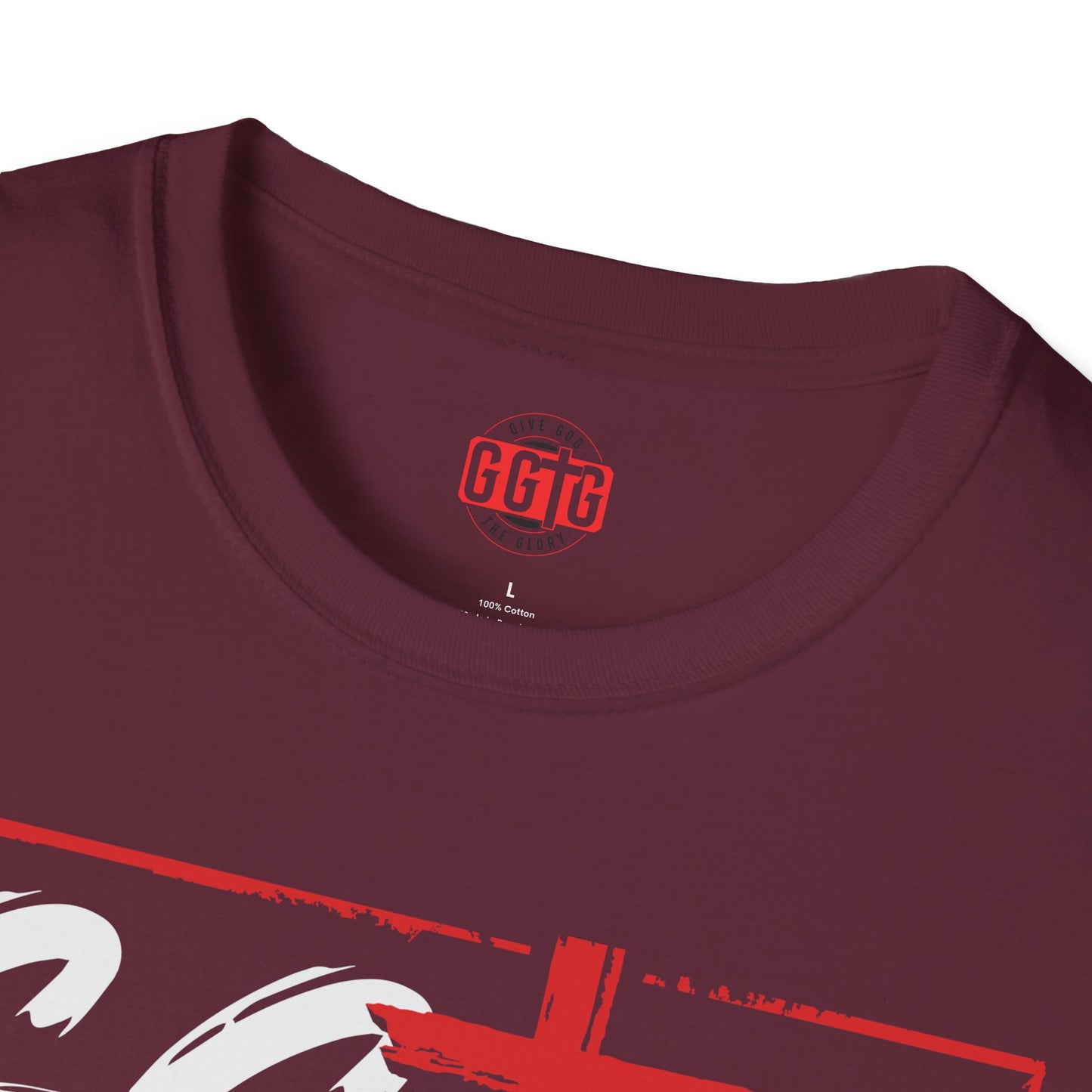 Unisex Softstyle T-Shirt  Inspirational - "Give God the Glory" & "Tell Your Story"