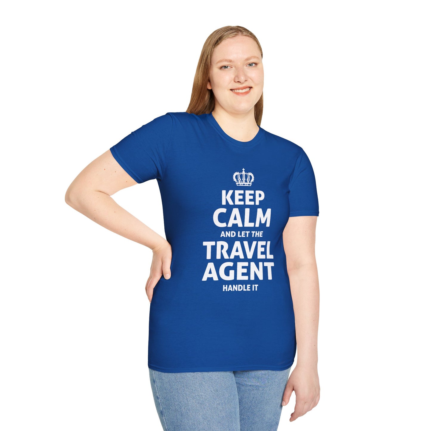 Travel Agent T-Shirt — "Keep Calm 2 - Travel Agent" Graphic Tee