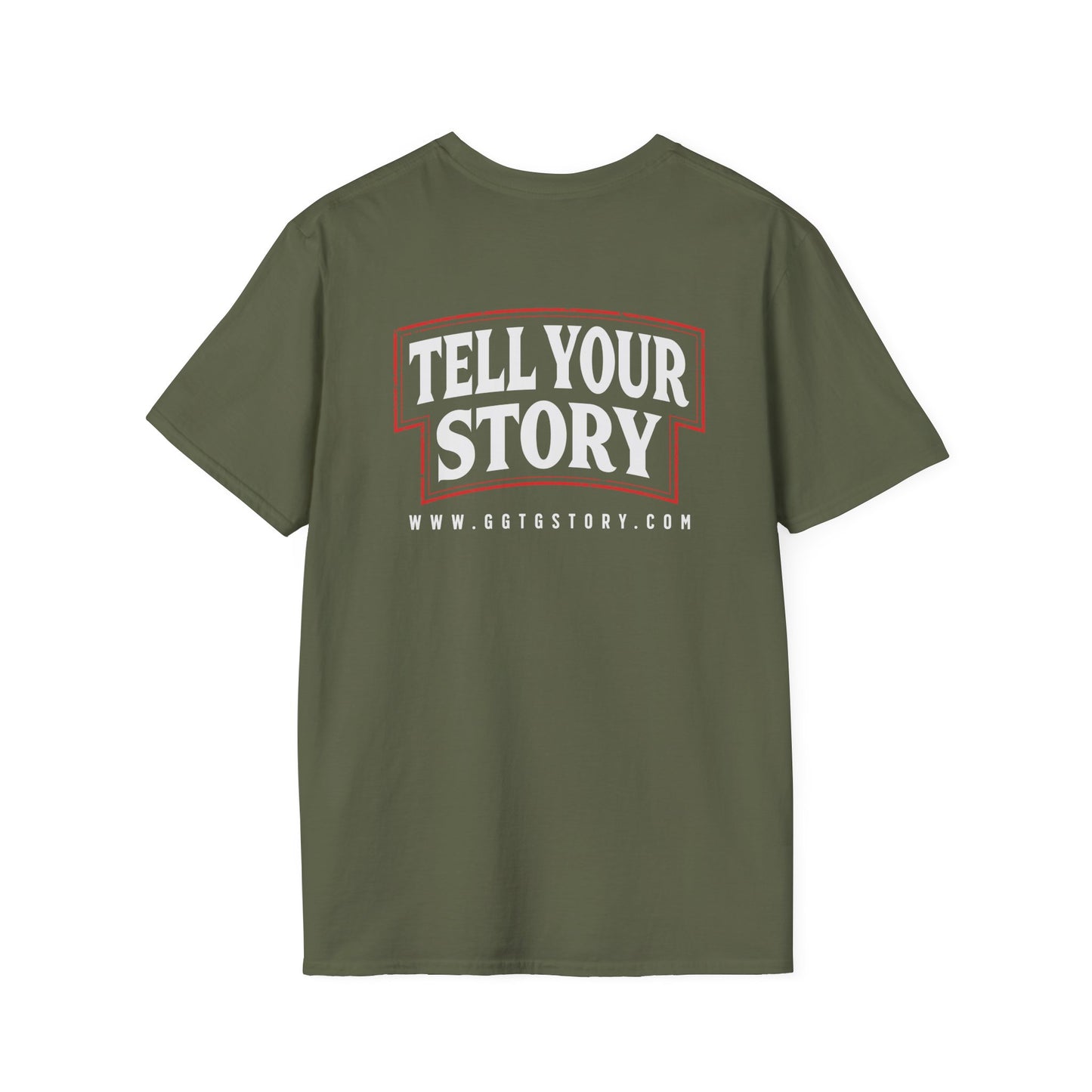 Unisex Softstyle T-Shirt - 'Give God the Glory & Tell Your Story' Inspirational Tee