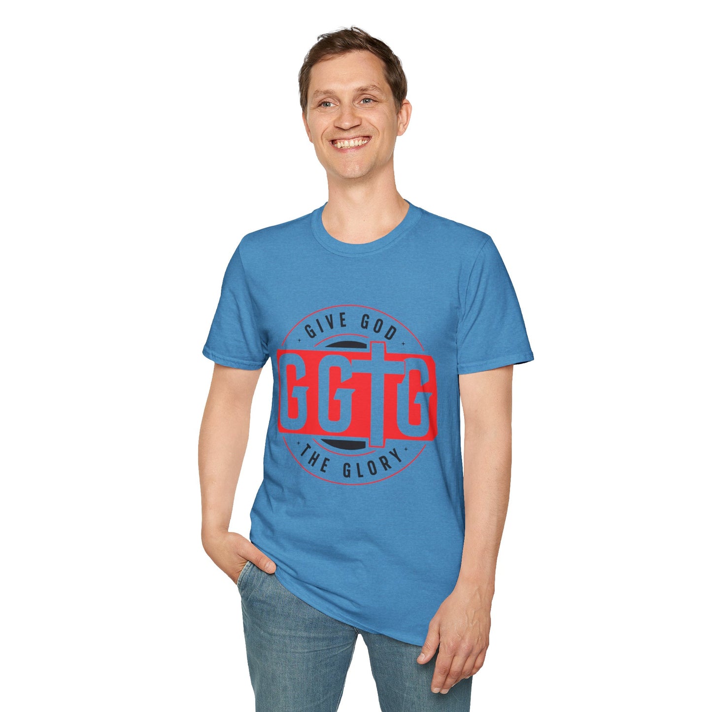 Inspirational Unisex T-Shirt - "Give God The Glory" & "Tell Your Story"