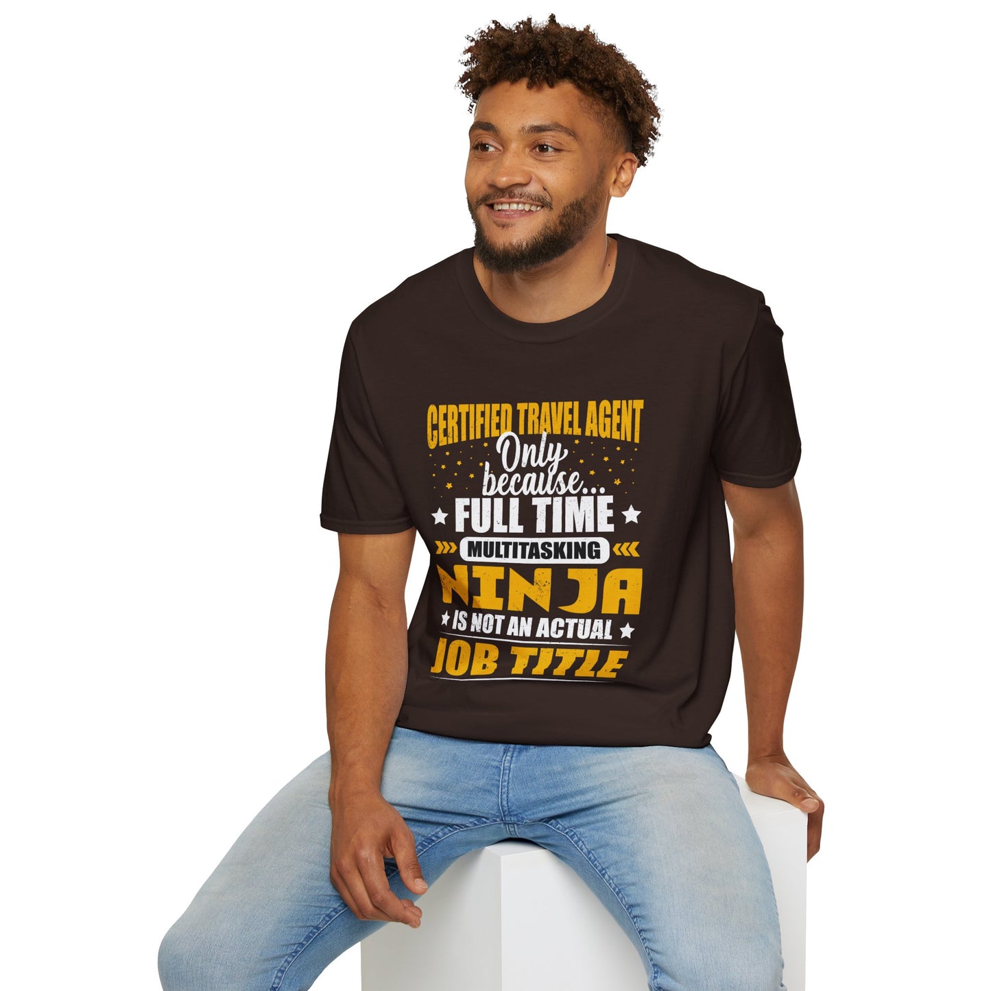Travel Agent T-Shirt — "Ninja - Travel Agent" Graphic Tee