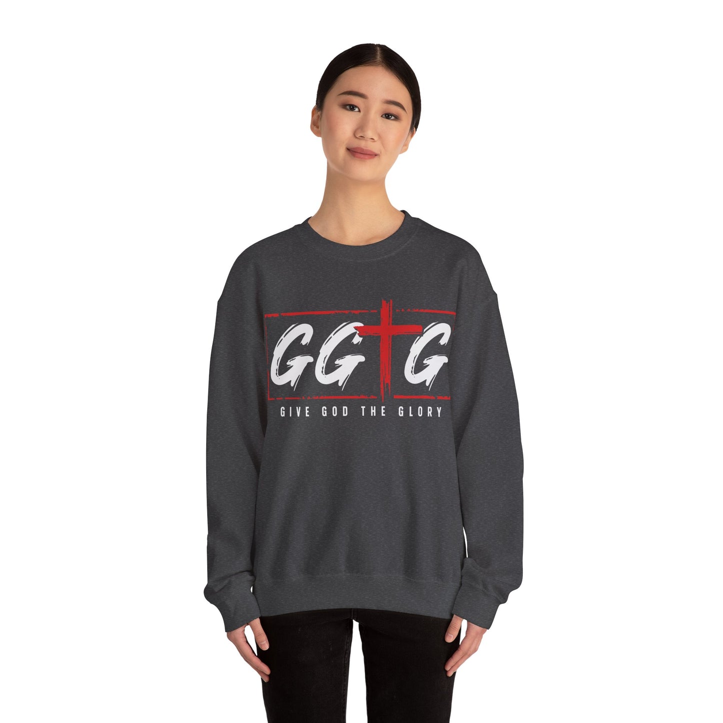Inspiring Unisex Crewneck Sweatshirt - "Tell Your Story" Design