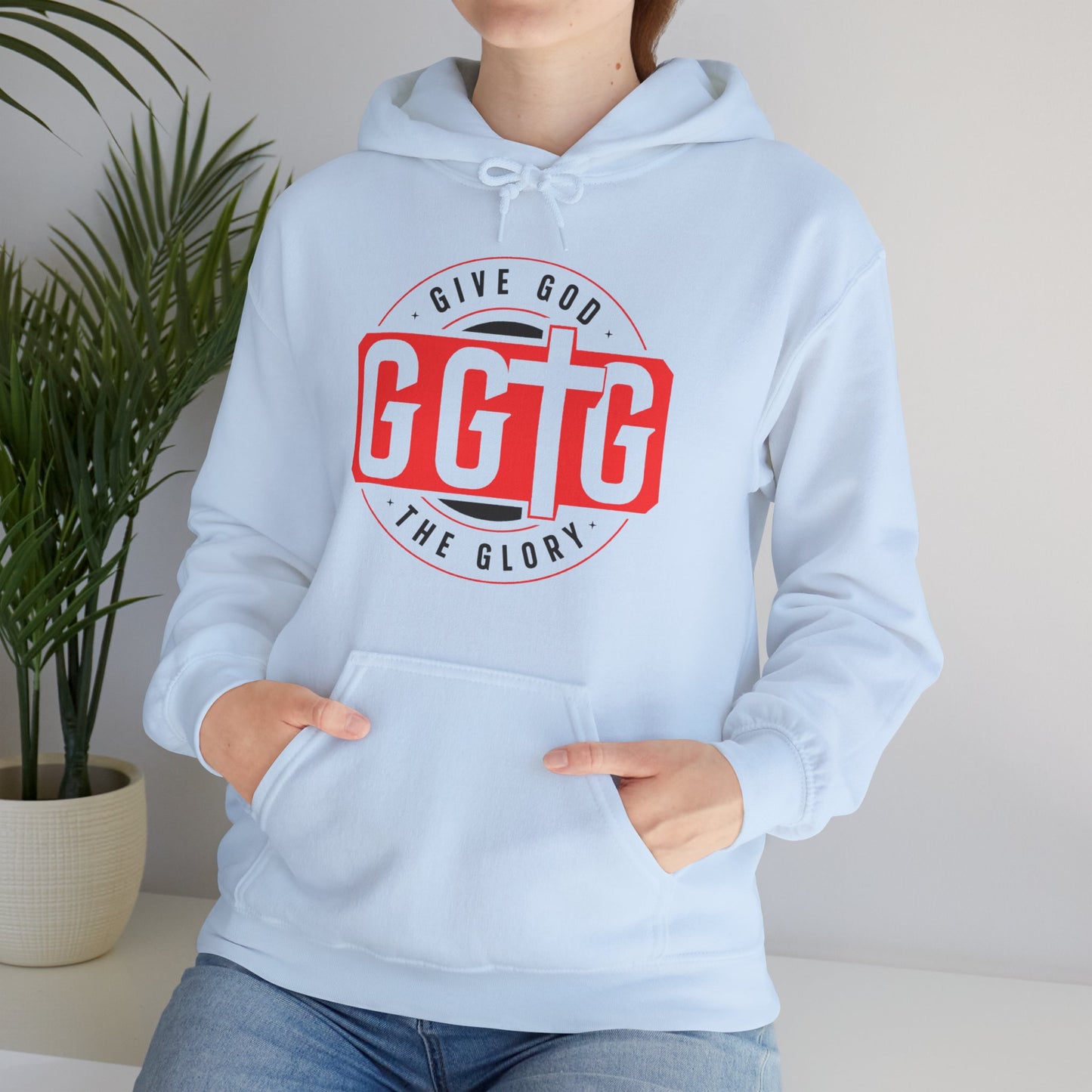 Inspirational Unisex Hoodie - "Give Good The Glory" & "Tell Your Story" Design