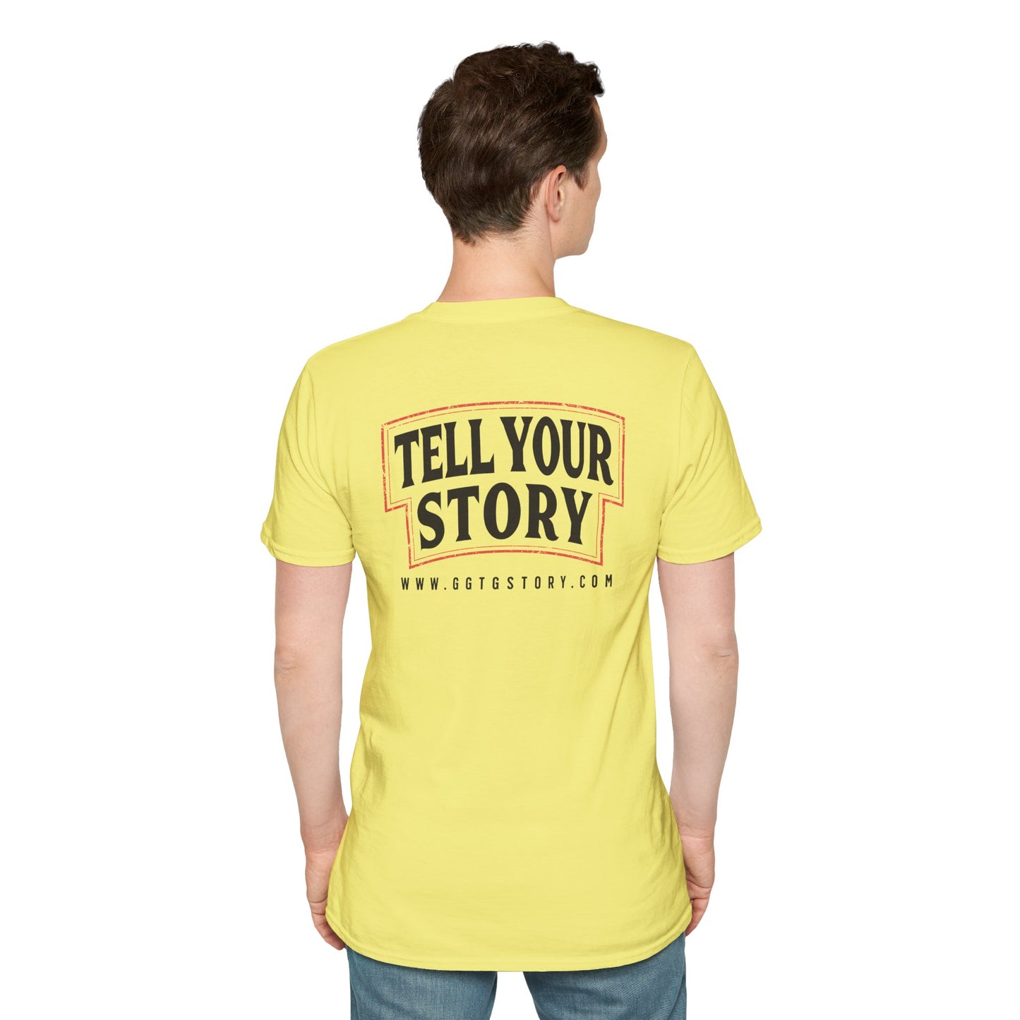 Unisex Inspirational T-Shirt - 'Give God the Glory' & 'Tell Your Story'