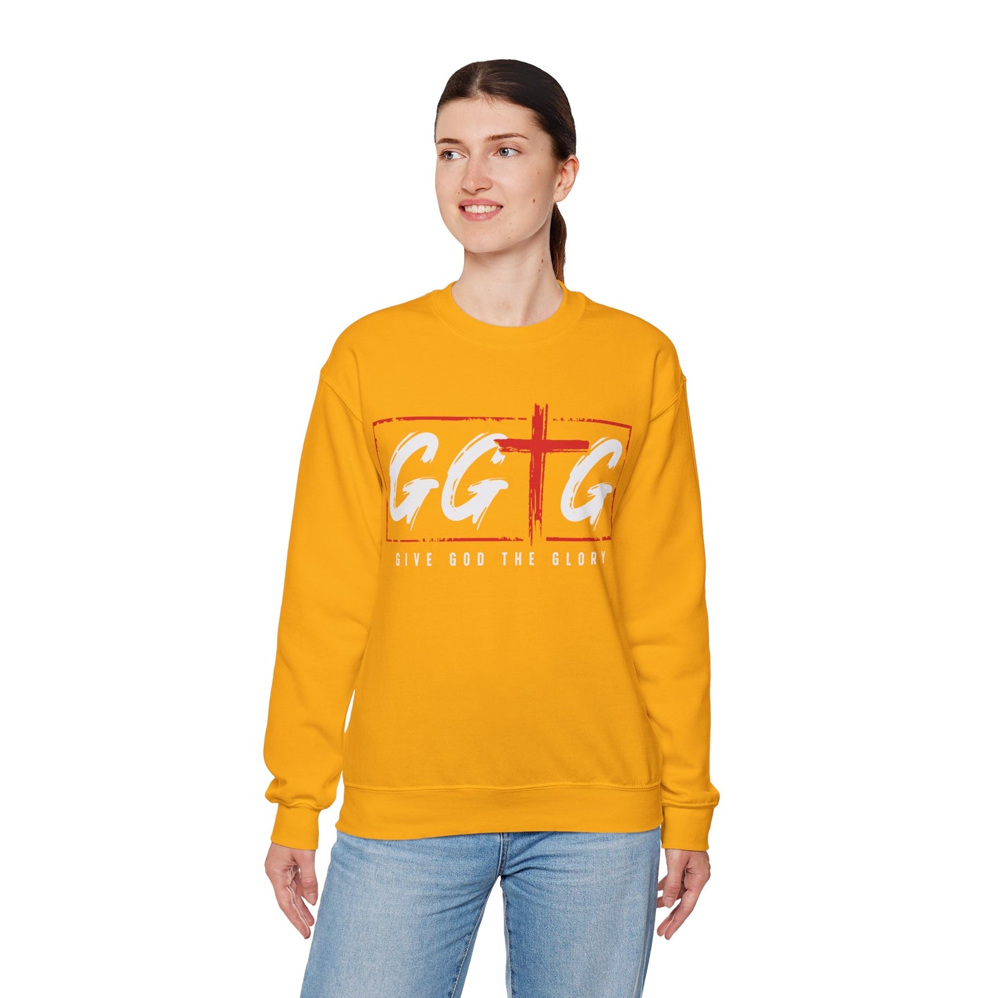 Inspiring Unisex Crewneck Sweatshirt - "Tell Your Story" Design