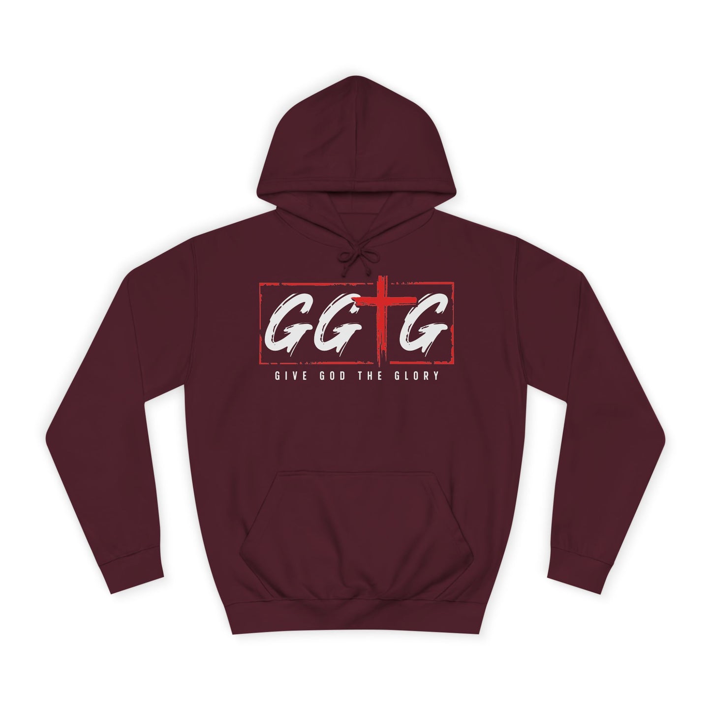 Unisex College Hoodie - Give God the Glory