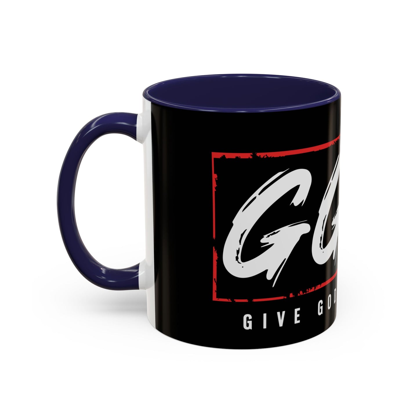 Inspirational Accent Coffee Mug - "Give God the Glory" - Perfect for Faith-Based Gifts