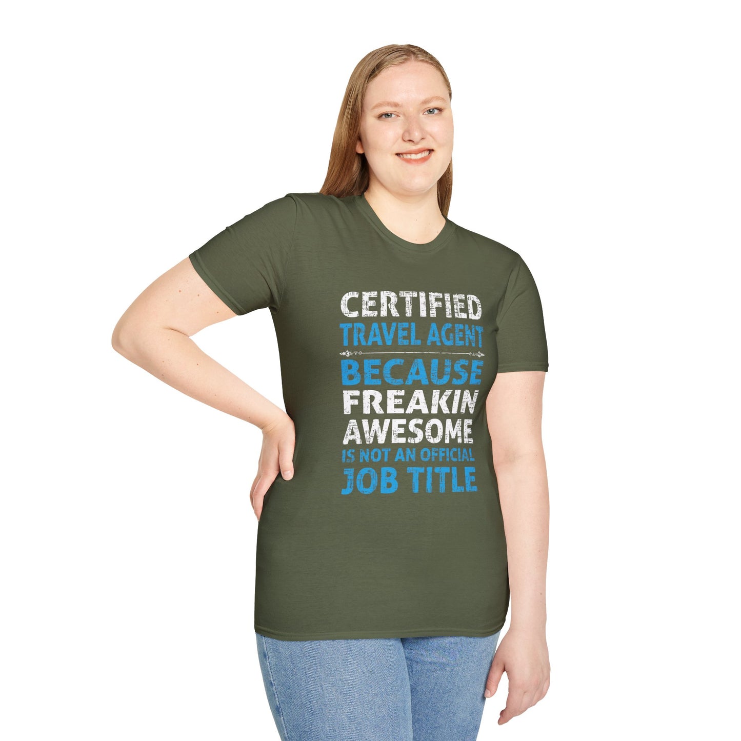 Travel Agent T-Shirt — "Freakin Awesome - Travel Agent" Graphic Tee