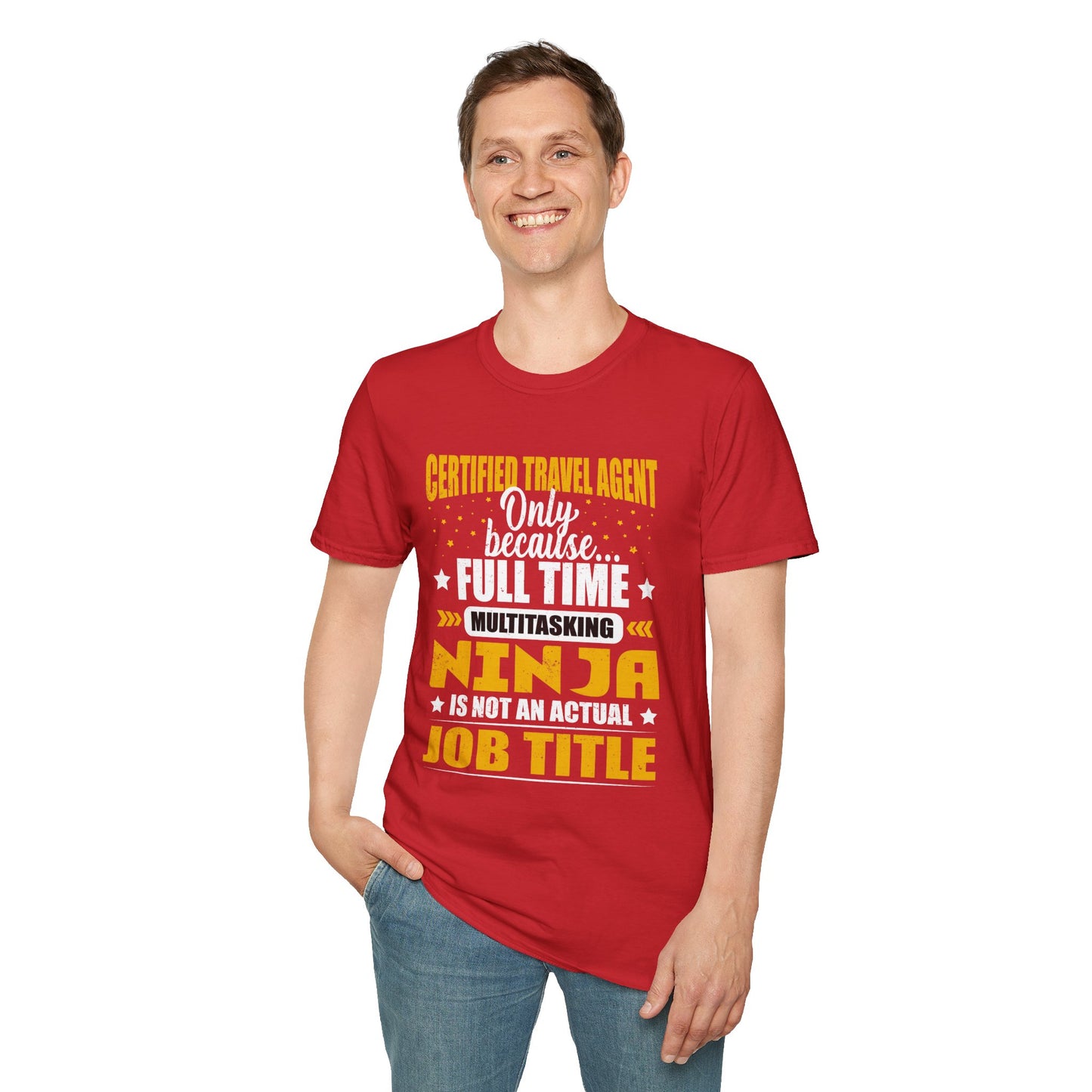 Travel Agent T-Shirt — "Ninja - Travel Agent" Graphic Tee