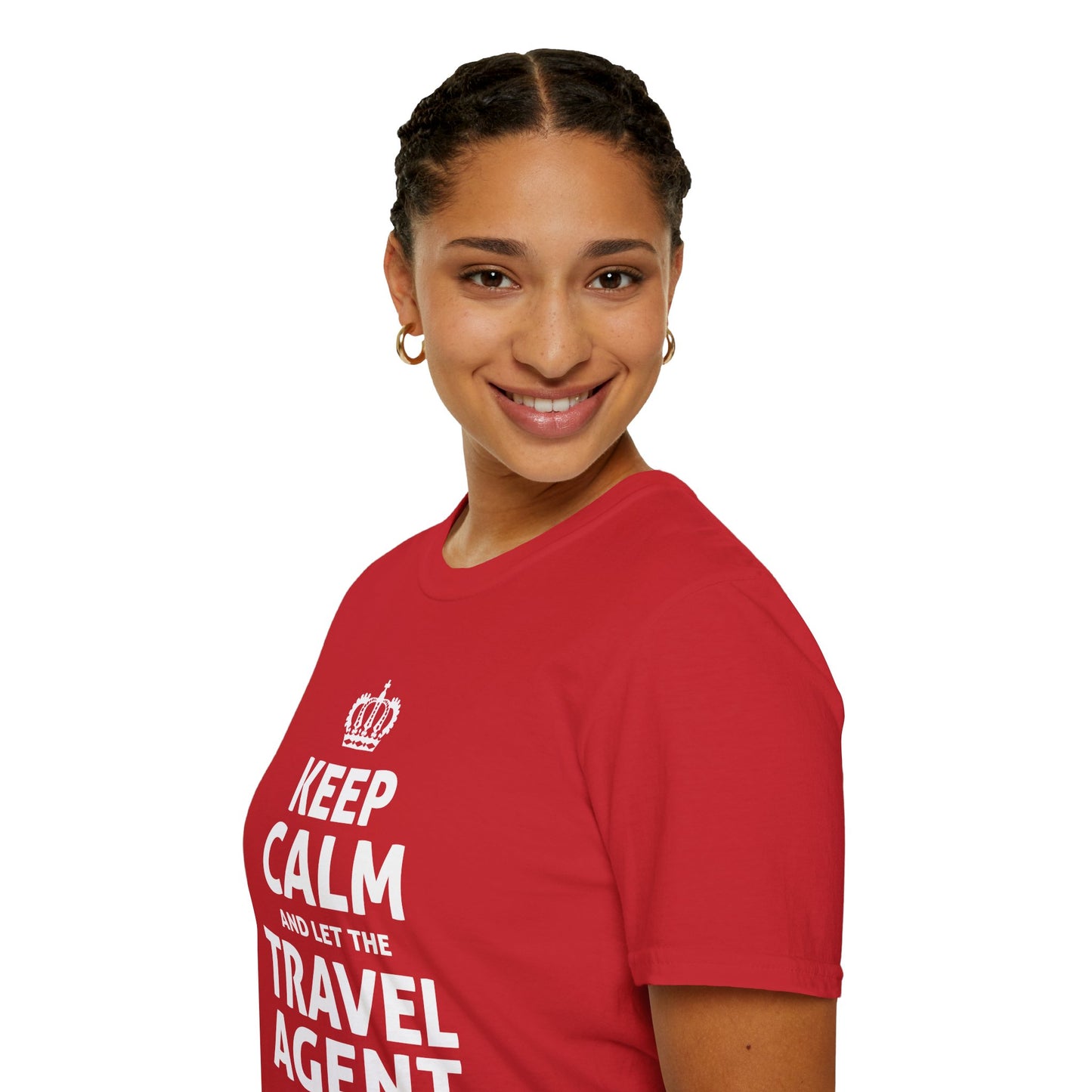 Travel Agent T-Shirt — "Keep Calm 2 - Travel Agent" Graphic Tee