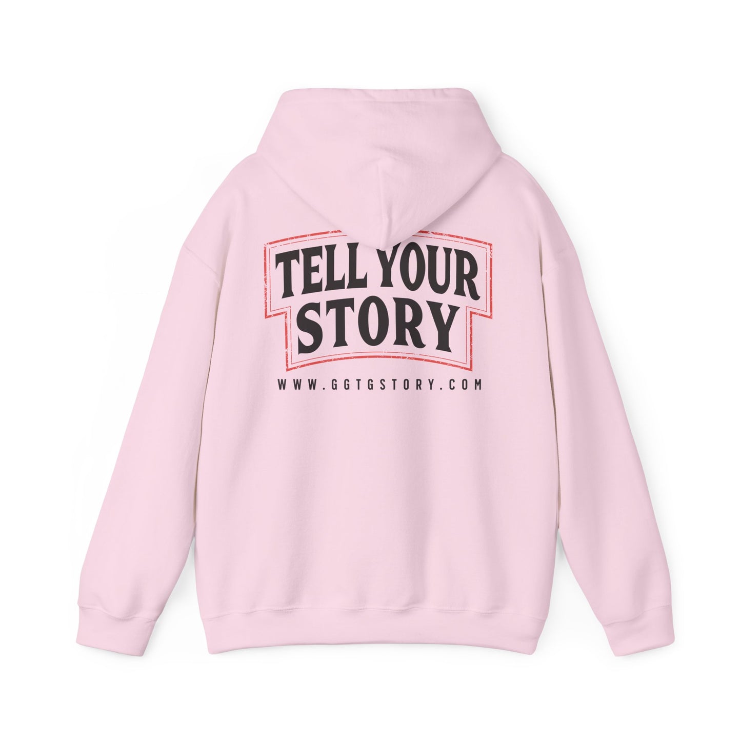 Inspirational Unisex Hoodie - "Give Good The Glory" & "Tell Your Story" Design