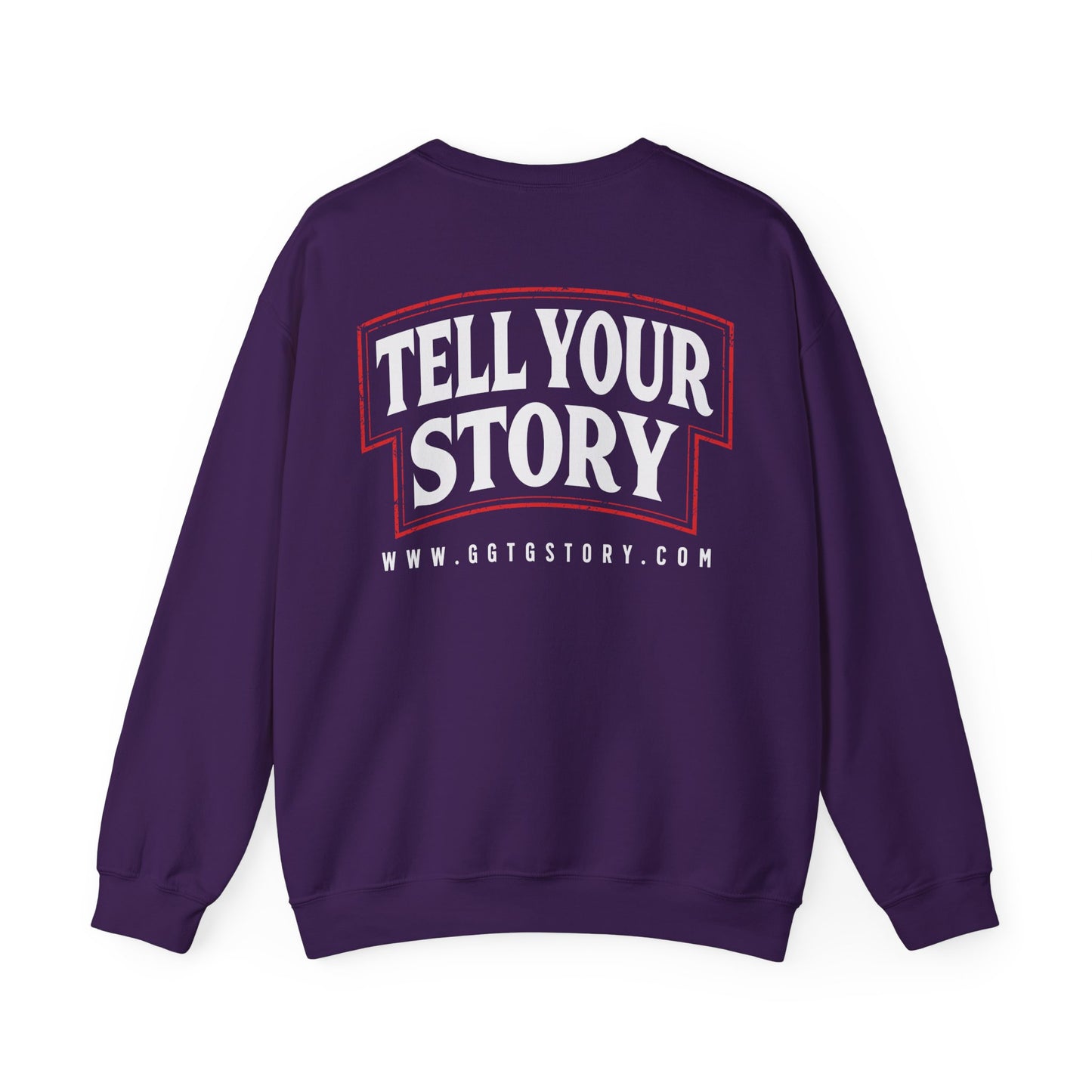 Christian Motivational Crewneck Sweatshirt - 'Give God the Glory'