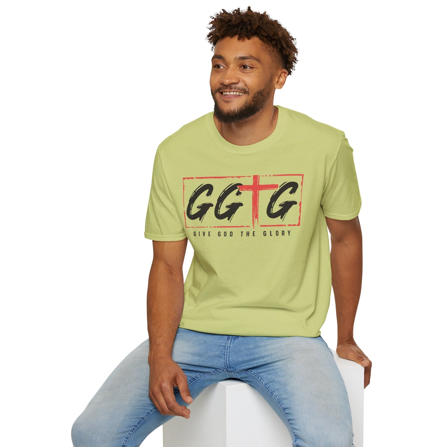 Unisex Inspirational T-Shirt - 'Give God the Glory' & 'Tell Your Story'