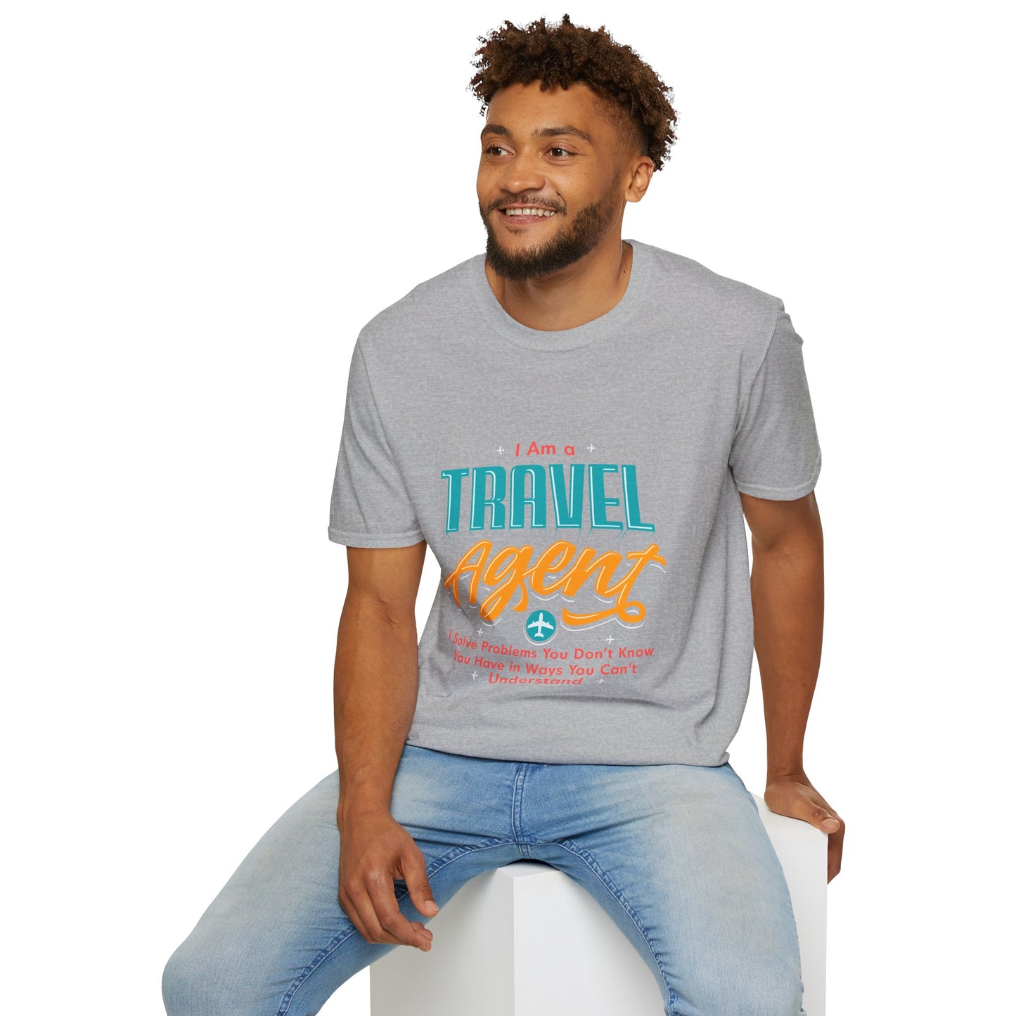 Travel Agent T-Shirt — "Travel Agent  I Solve Problems" Graphic Tee