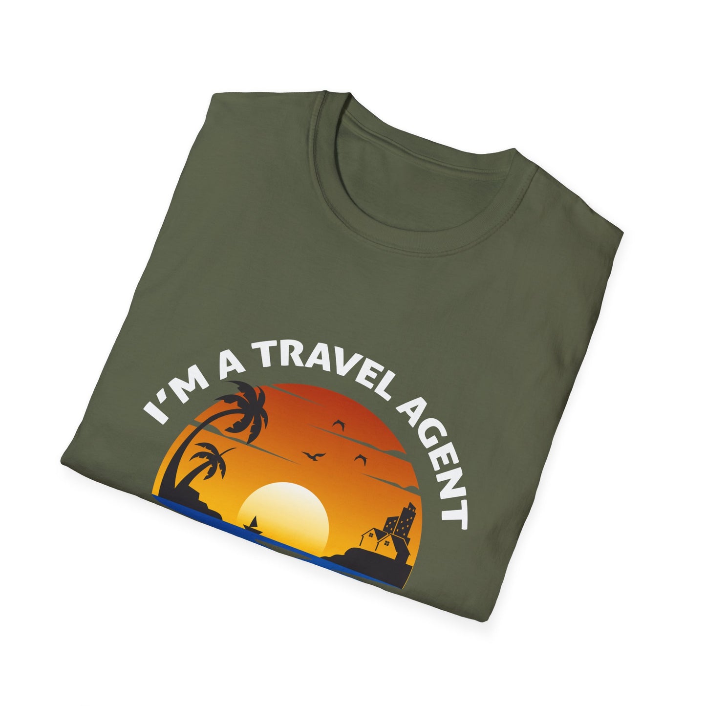 Travel Agent T-Shirt — "Super Power - Travel Agent" Graphic Tee