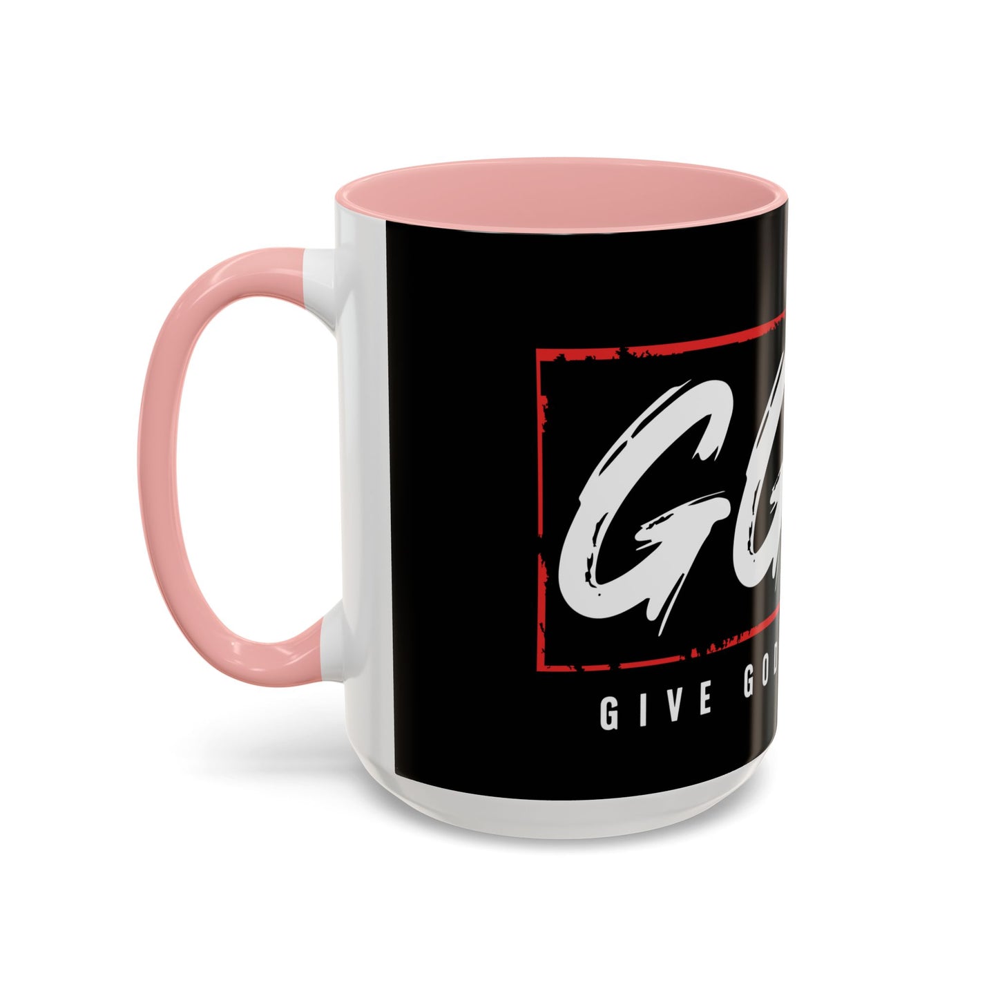 Inspirational Accent Coffee Mug - "Give God the Glory" - Perfect for Faith-Based Gifts