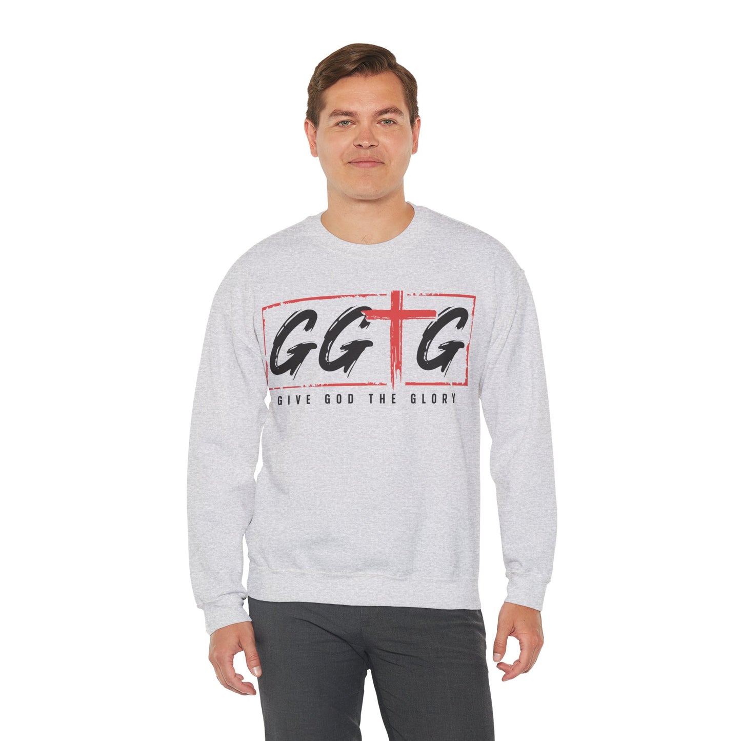 Unisex Crewneck Sweatshirt - "Give God the Glory" & "Tell Your Story" Design