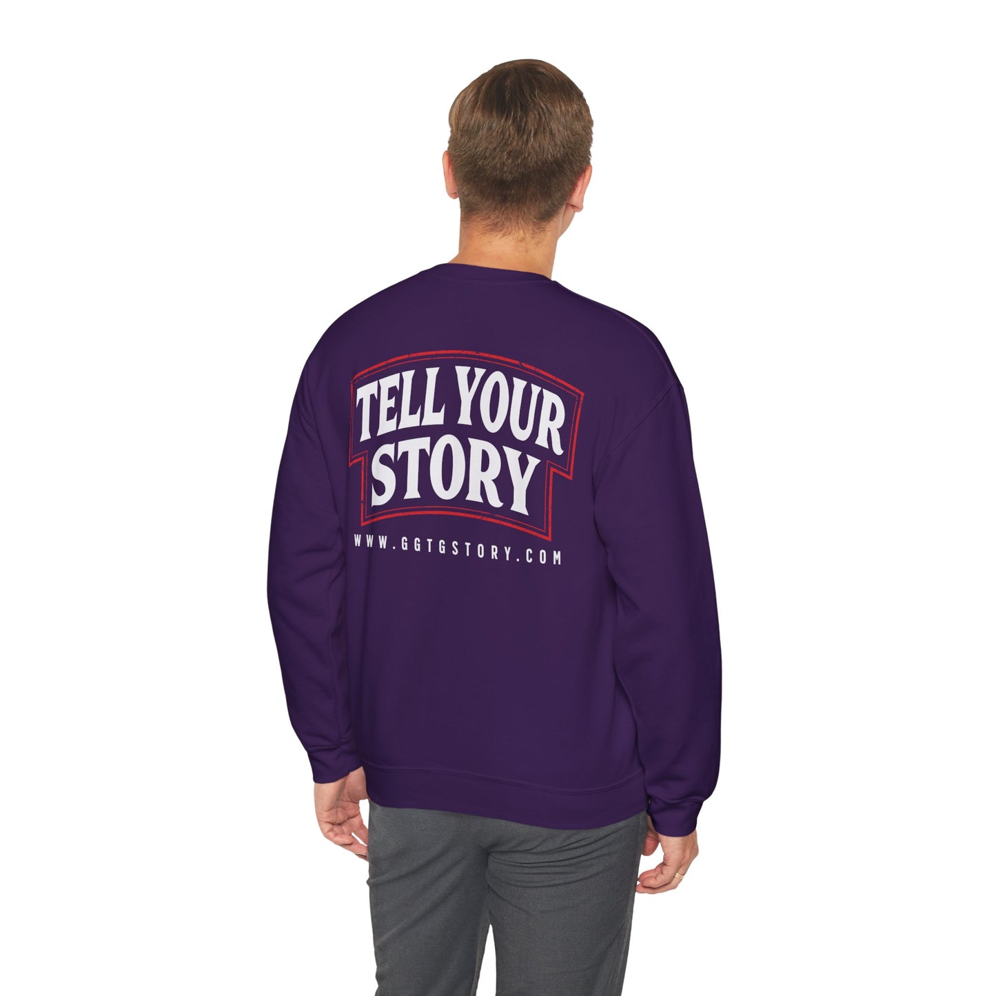 Christian Motivational Crewneck Sweatshirt - 'Give God the Glory'