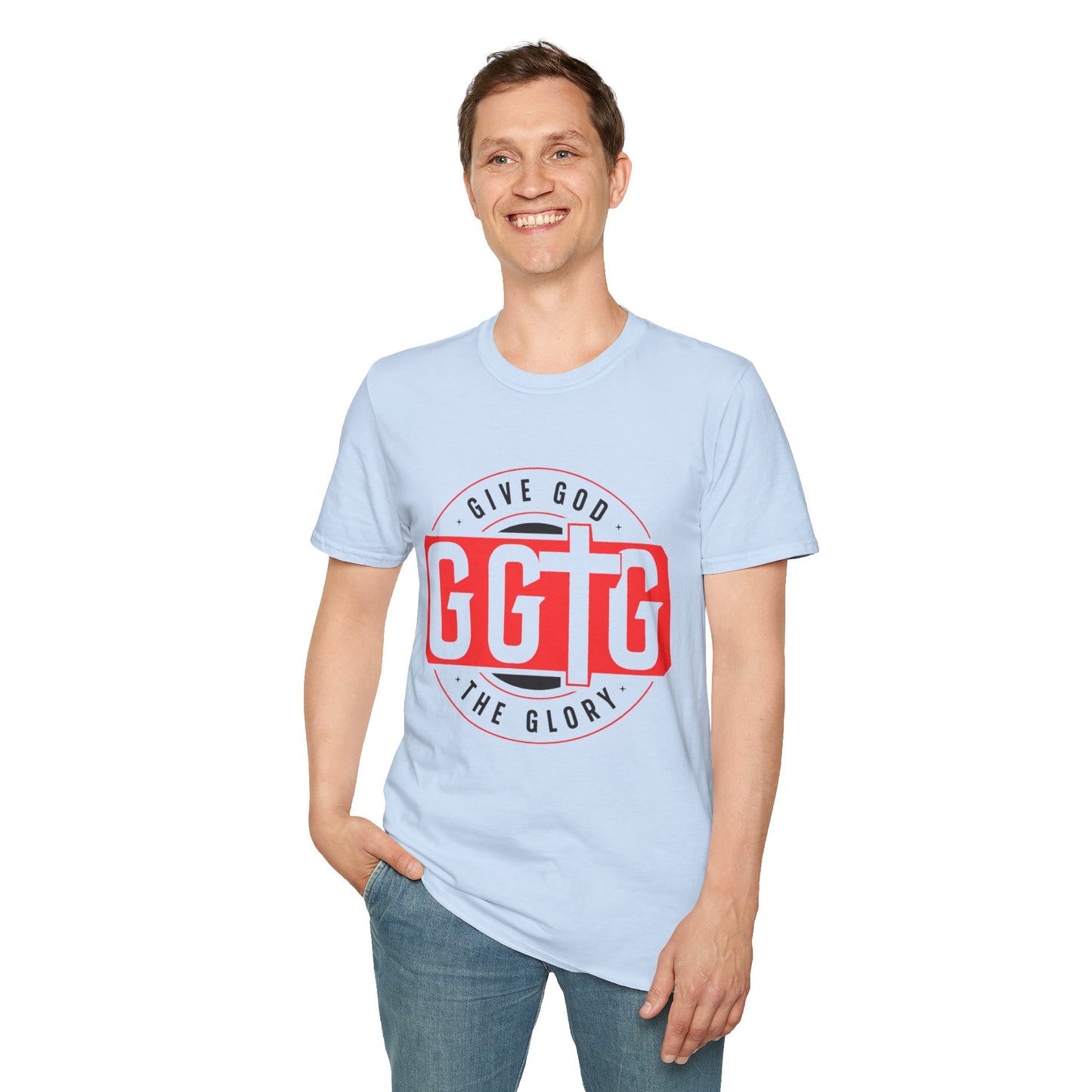 Inspirational Unisex T-Shirt - "Give God The Glory" & "Tell Your Story"
