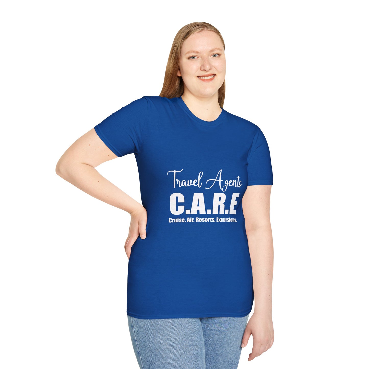 Travel Agent T-Shirt — " CARE Travel Agent" Graphic Tee