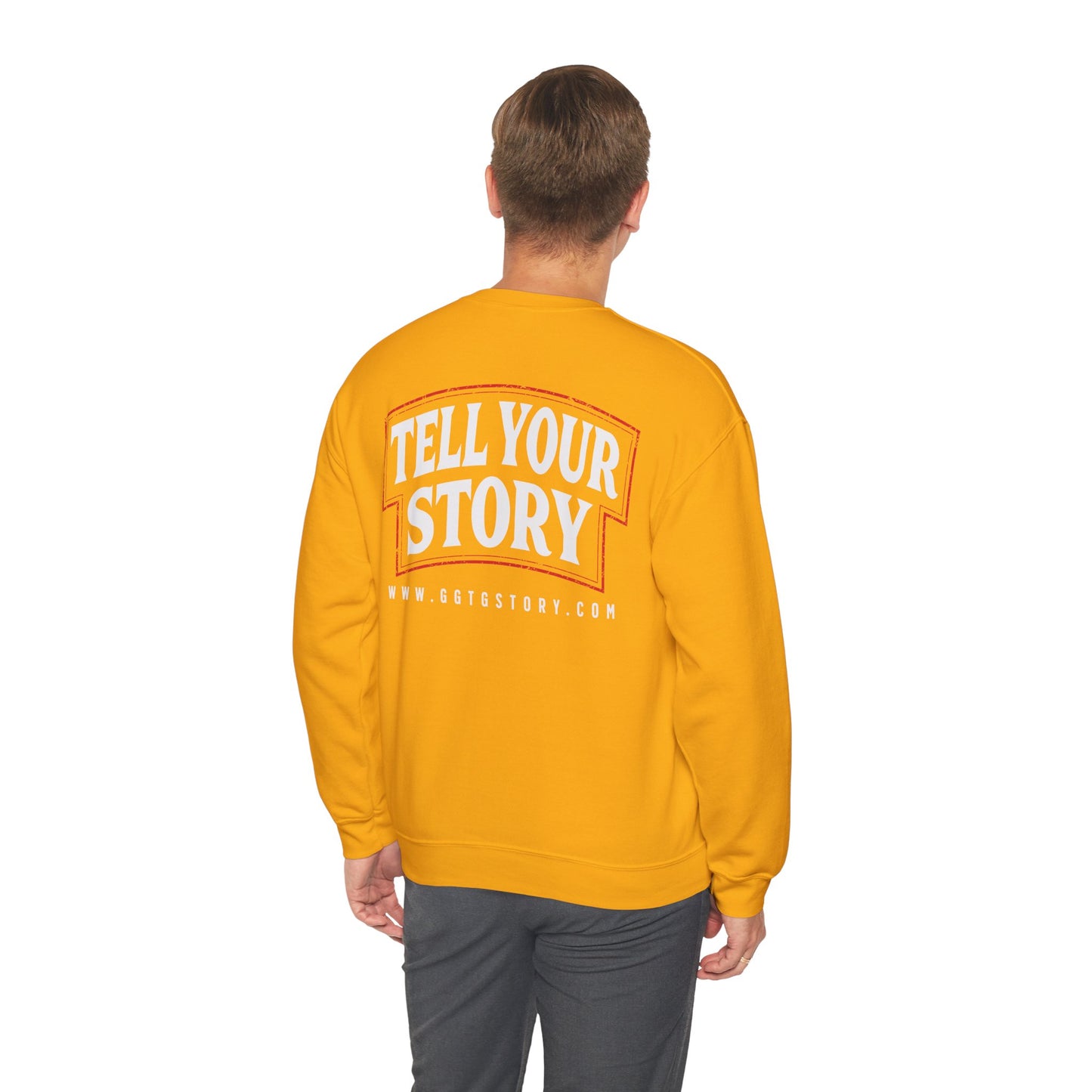 Christian Motivational Crewneck Sweatshirt - 'Give God the Glory'