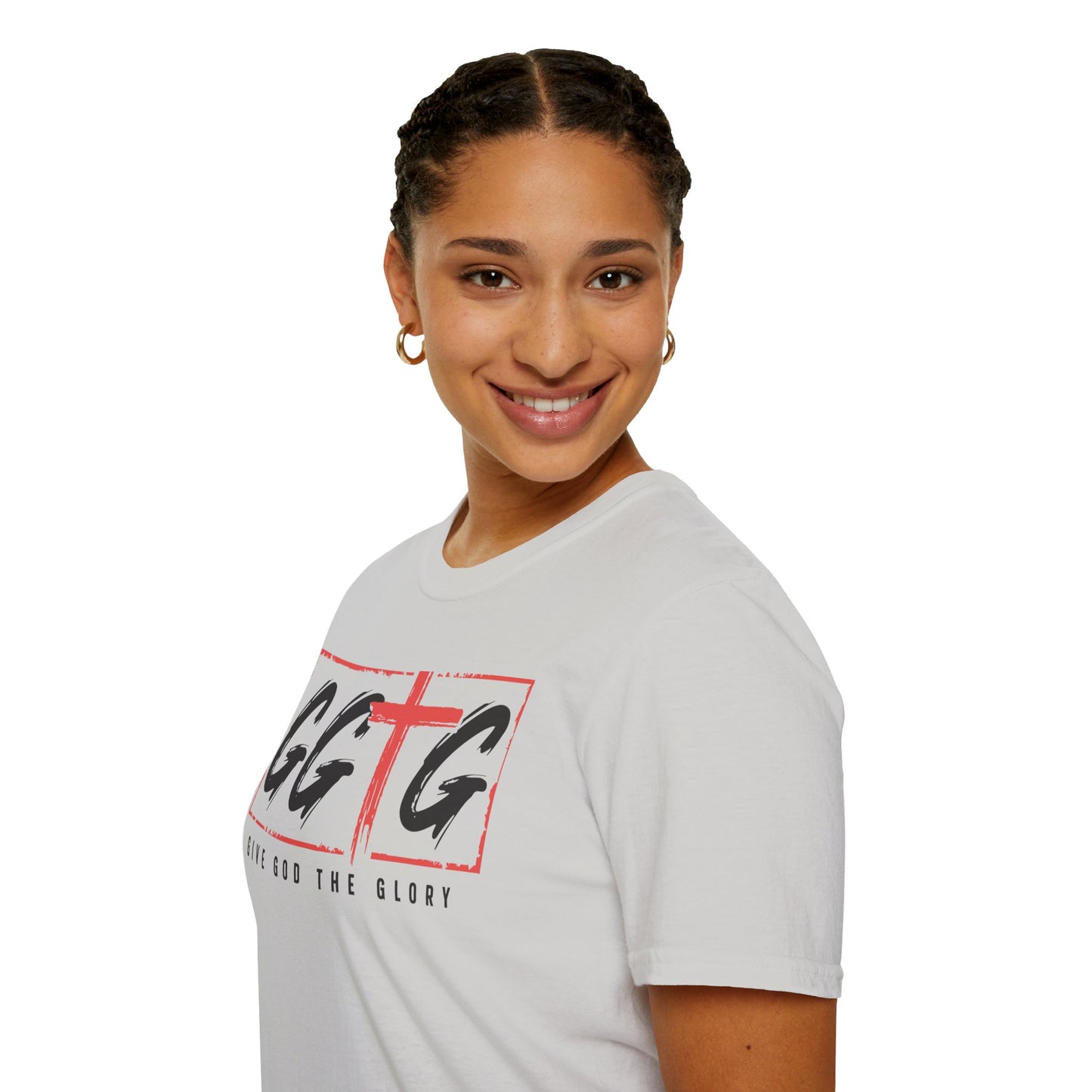 Unisex Inspirational T-Shirt - 'Give God the Glory' & 'Tell Your Story'