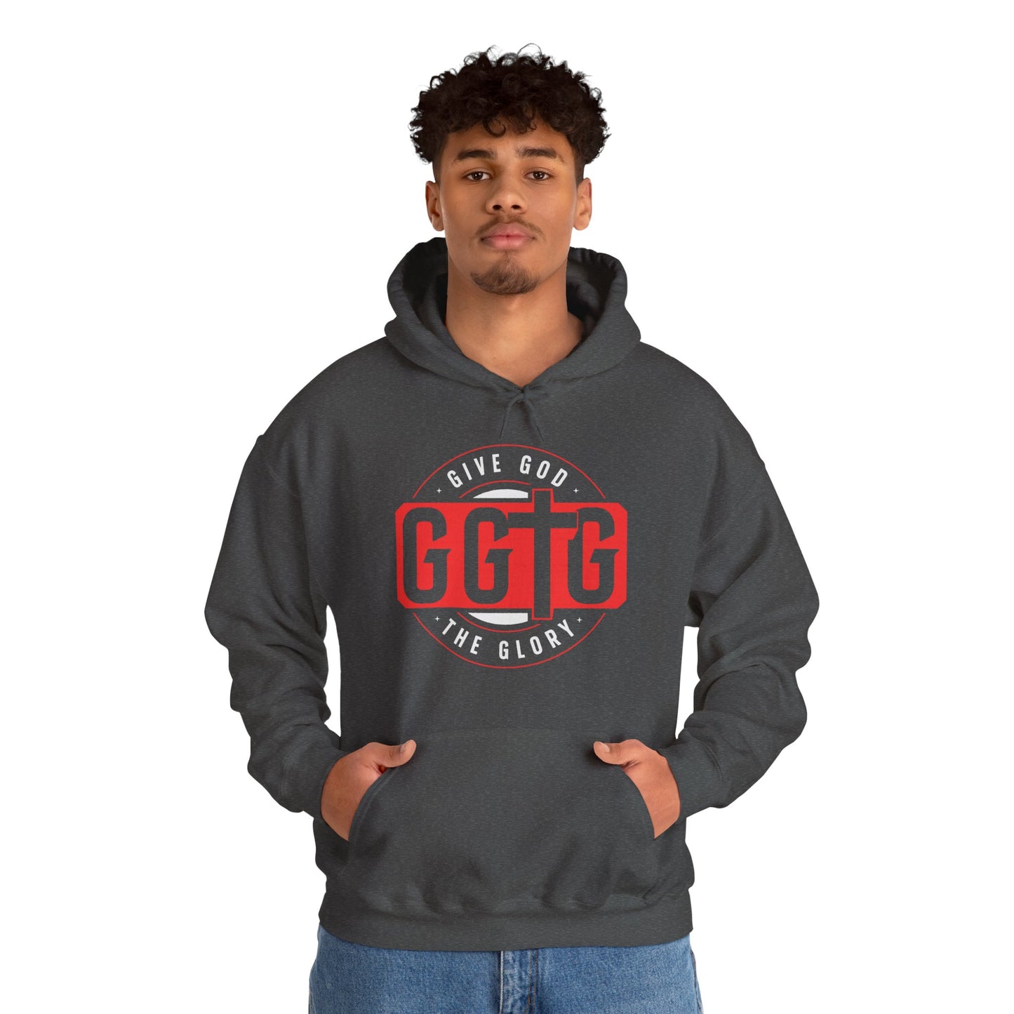 Give God the Glory Unisex Hooded Sweatshirt - Inspirational Comfort Wear
