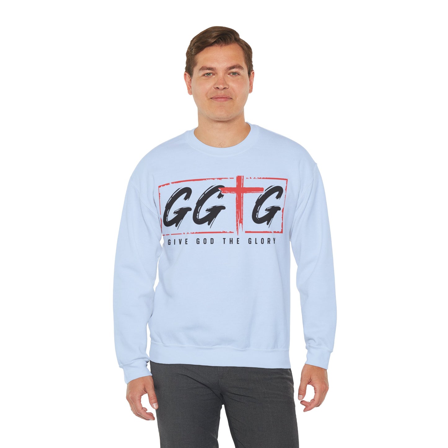Unisex Crewneck Sweatshirt - "Give God the Glory" & "Tell Your Story" Design