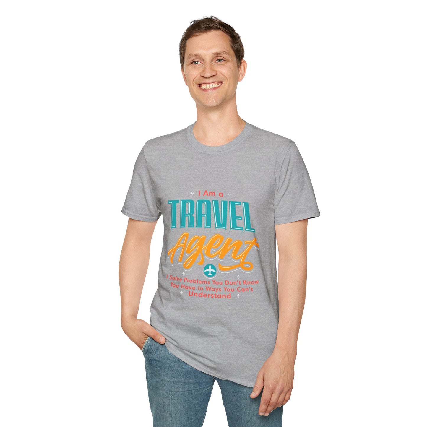 Travel Agent T-Shirt — "Travel Agent  I Solve Problems" Graphic Tee