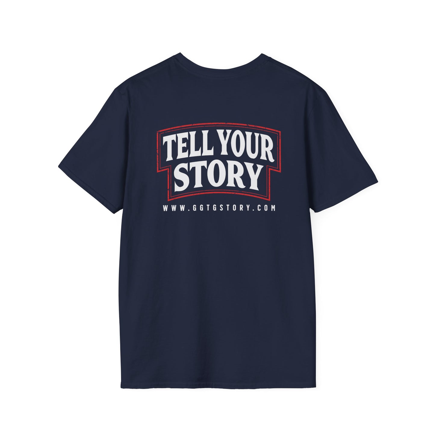 Unisex Softstyle T-Shirt - 'Give God the Glory & Tell Your Story' Inspirational Tee