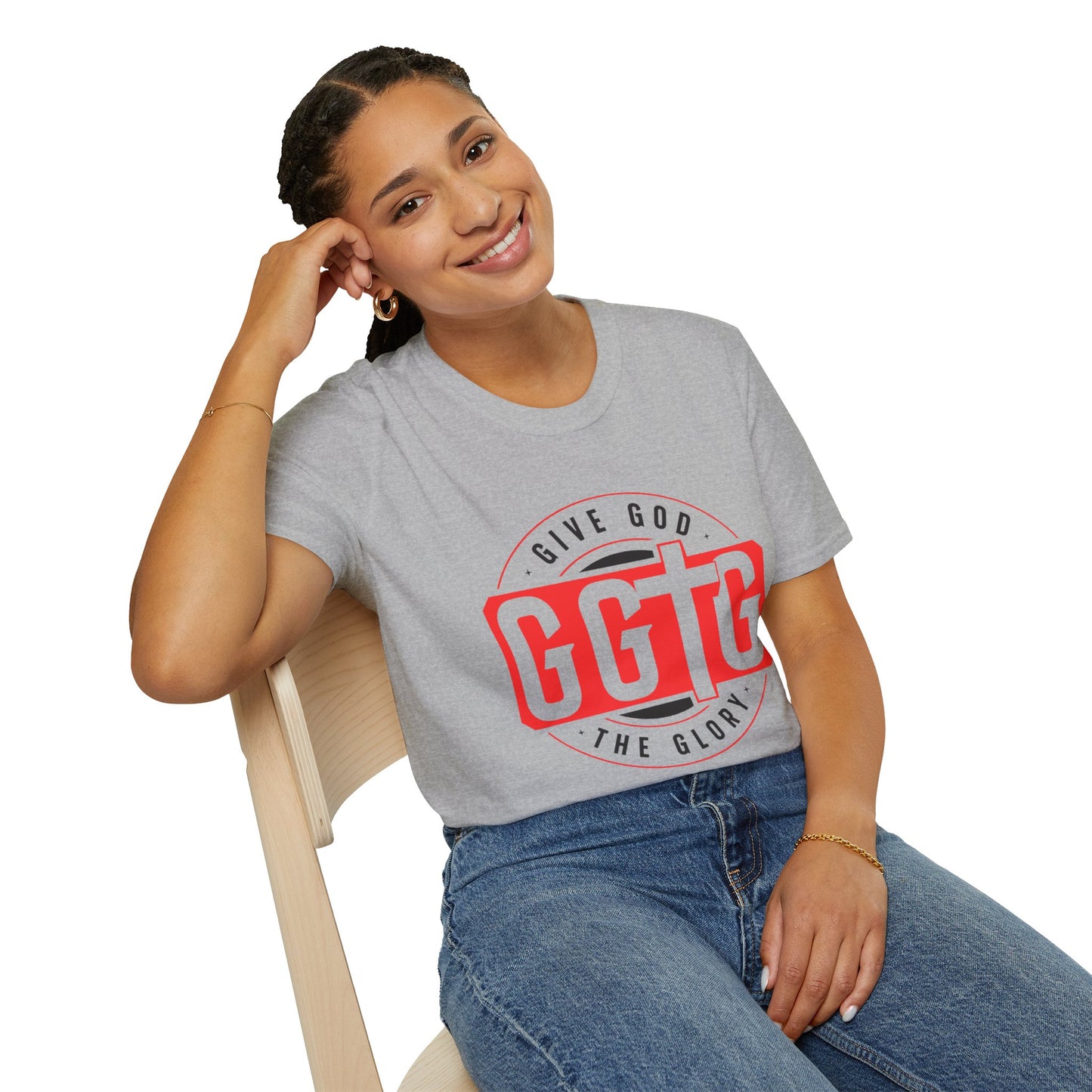 Inspirational Unisex T-Shirt - "Give God The Glory" & "Tell Your Story"