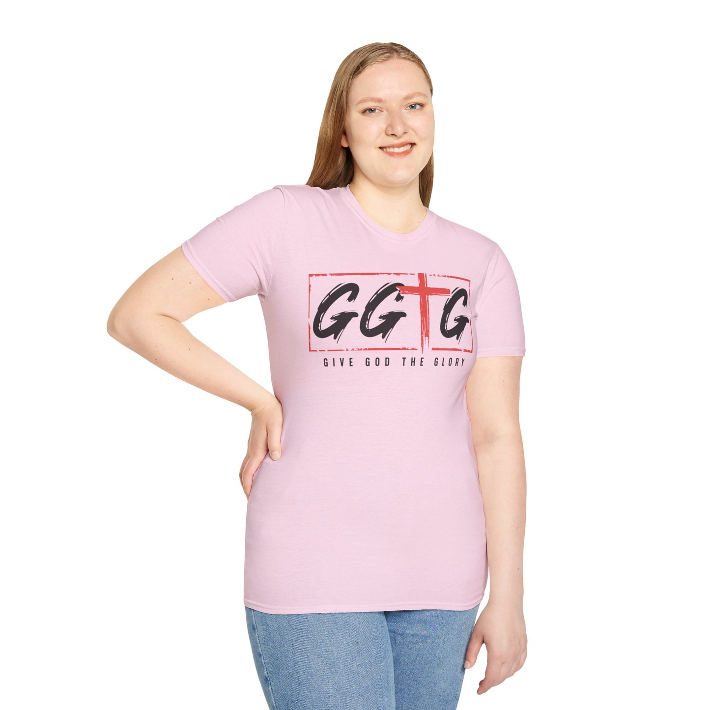 Unisex Inspirational T-Shirt - 'Give God the Glory' & 'Tell Your Story'
