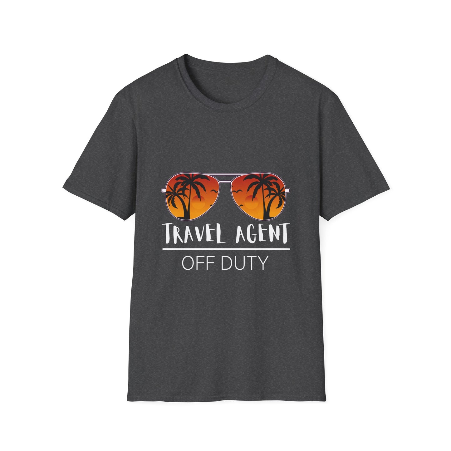 Travel Agent T-Shirt — "Off Duty - Travel Agent" Graphic Tee