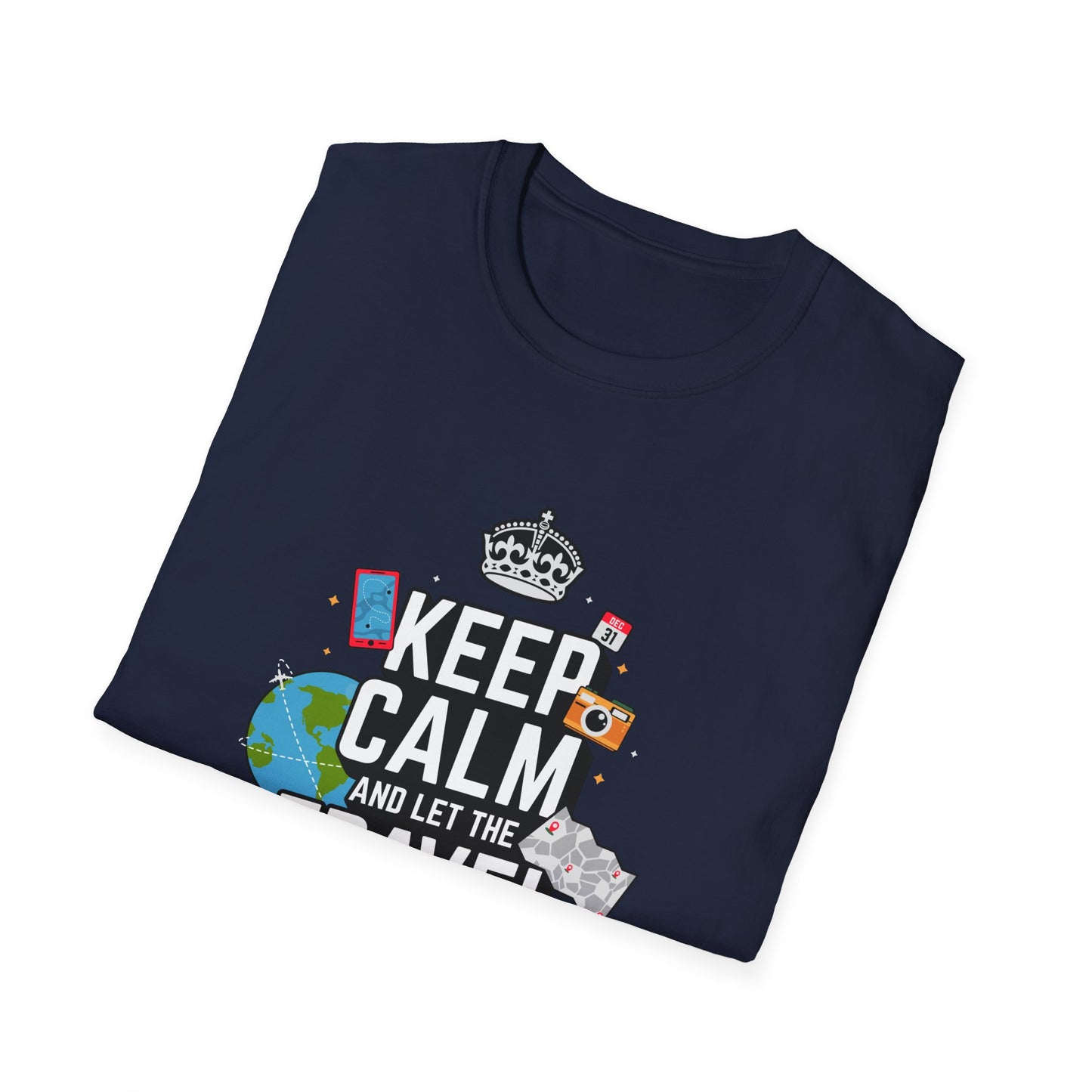 Travel Agent T-Shirt — "Keep Calm Travel Agent" Graphic Tee