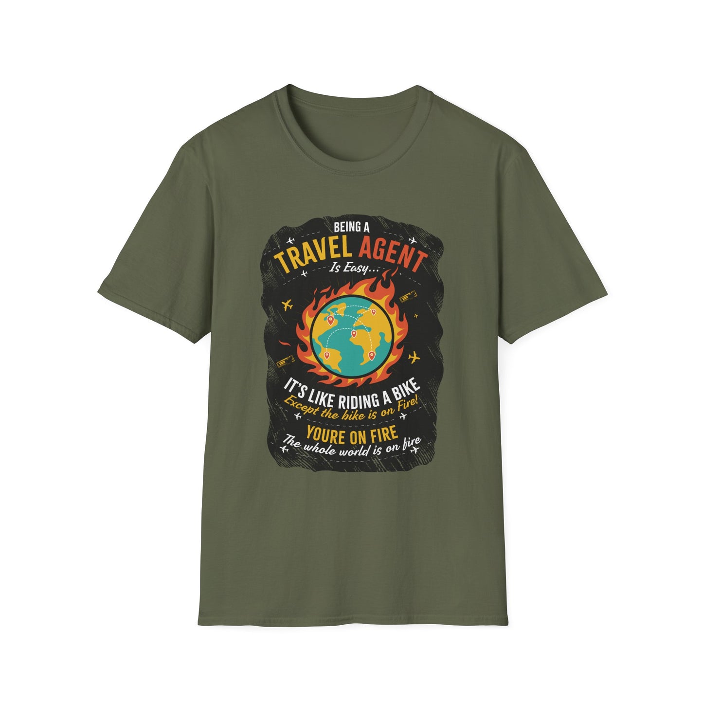Travel Agent T-Shirt — " Being a Travel Agent is Easy" Graphic Tee