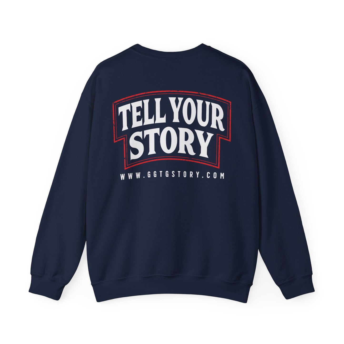 Christian Motivational Crewneck Sweatshirt - 'Give God the Glory'