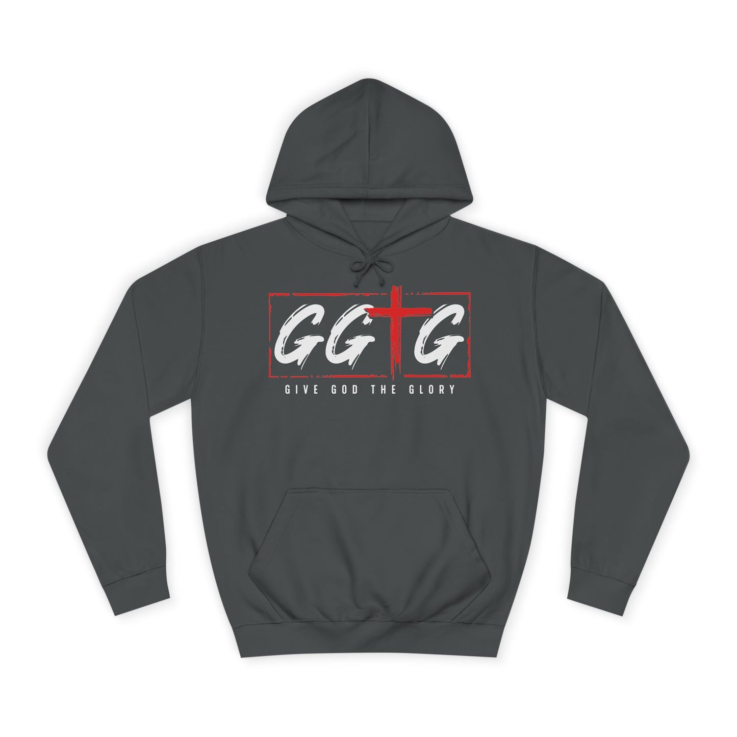 Unisex College Hoodie - Give God the Glory