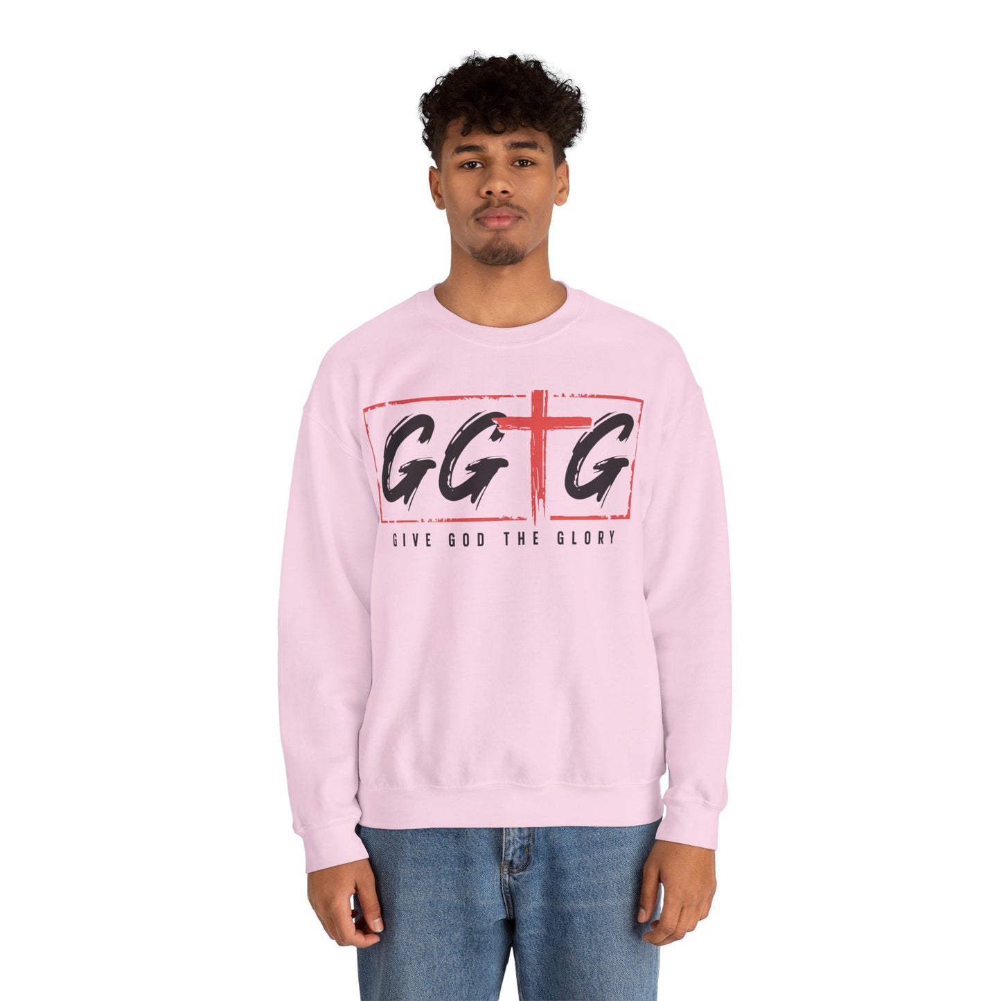 Unisex Crewneck Sweatshirt - "Give God the Glory" & "Tell Your Story" Design