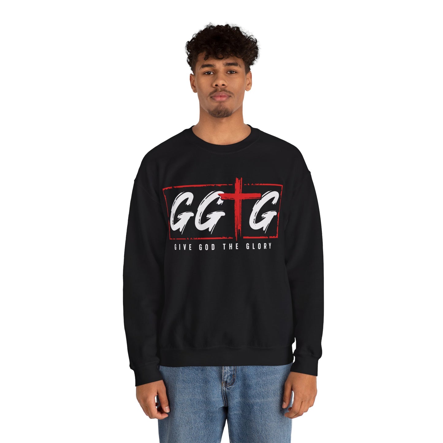 Inspiring Unisex Crewneck Sweatshirt - "Tell Your Story" Design