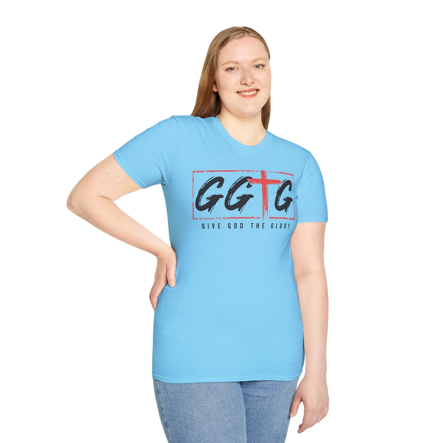 Unisex Inspirational T-Shirt - 'Give God the Glory' & 'Tell Your Story'