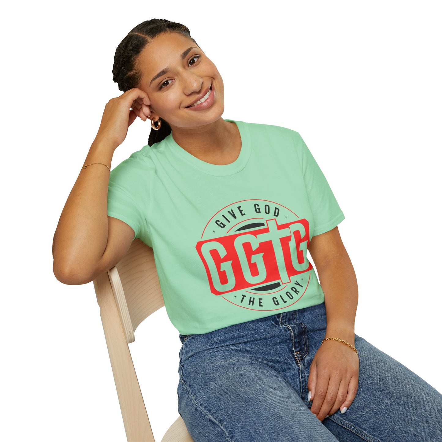 Inspirational Unisex T-Shirt - "Give God The Glory" & "Tell Your Story"