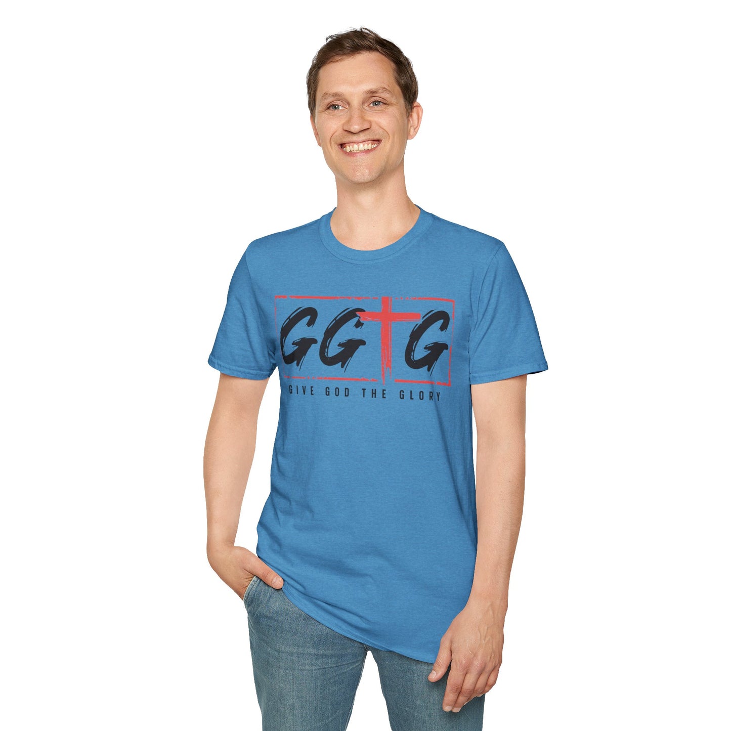 Unisex Inspirational T-Shirt - 'Give God the Glory' & 'Tell Your Story'