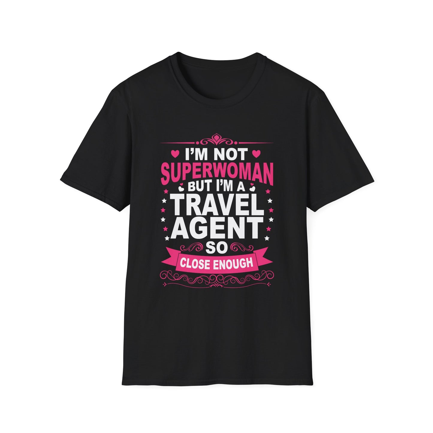 Travel Agent T-Shirt — "Super Woman 2 Travel Agent" Graphic Tee
