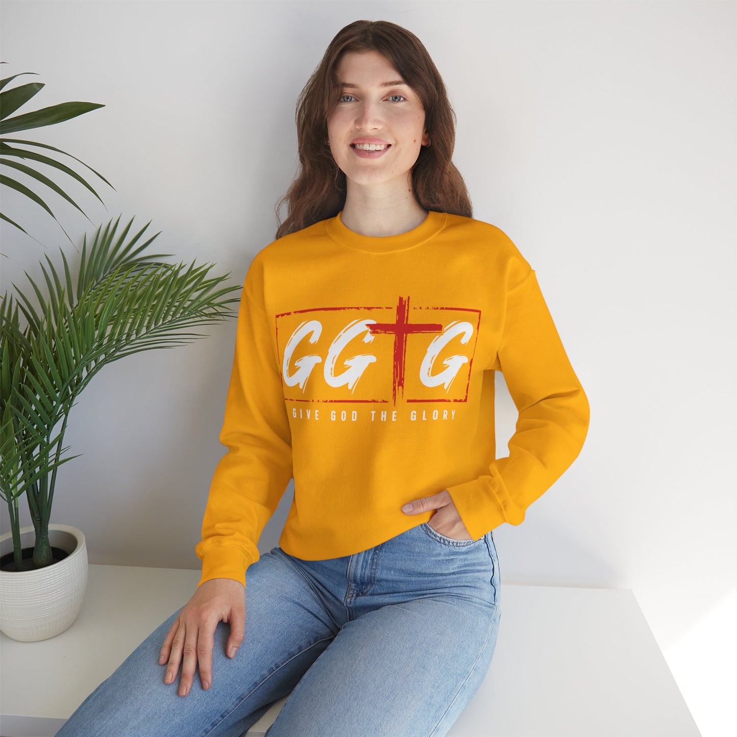 Inspiring Unisex Crewneck Sweatshirt - "Tell Your Story" Design
