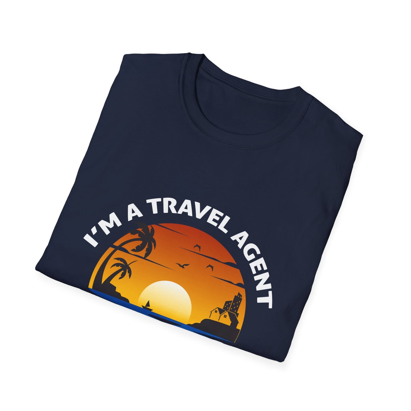 Travel Agent T-Shirt — "Super Power - Travel Agent" Graphic Tee