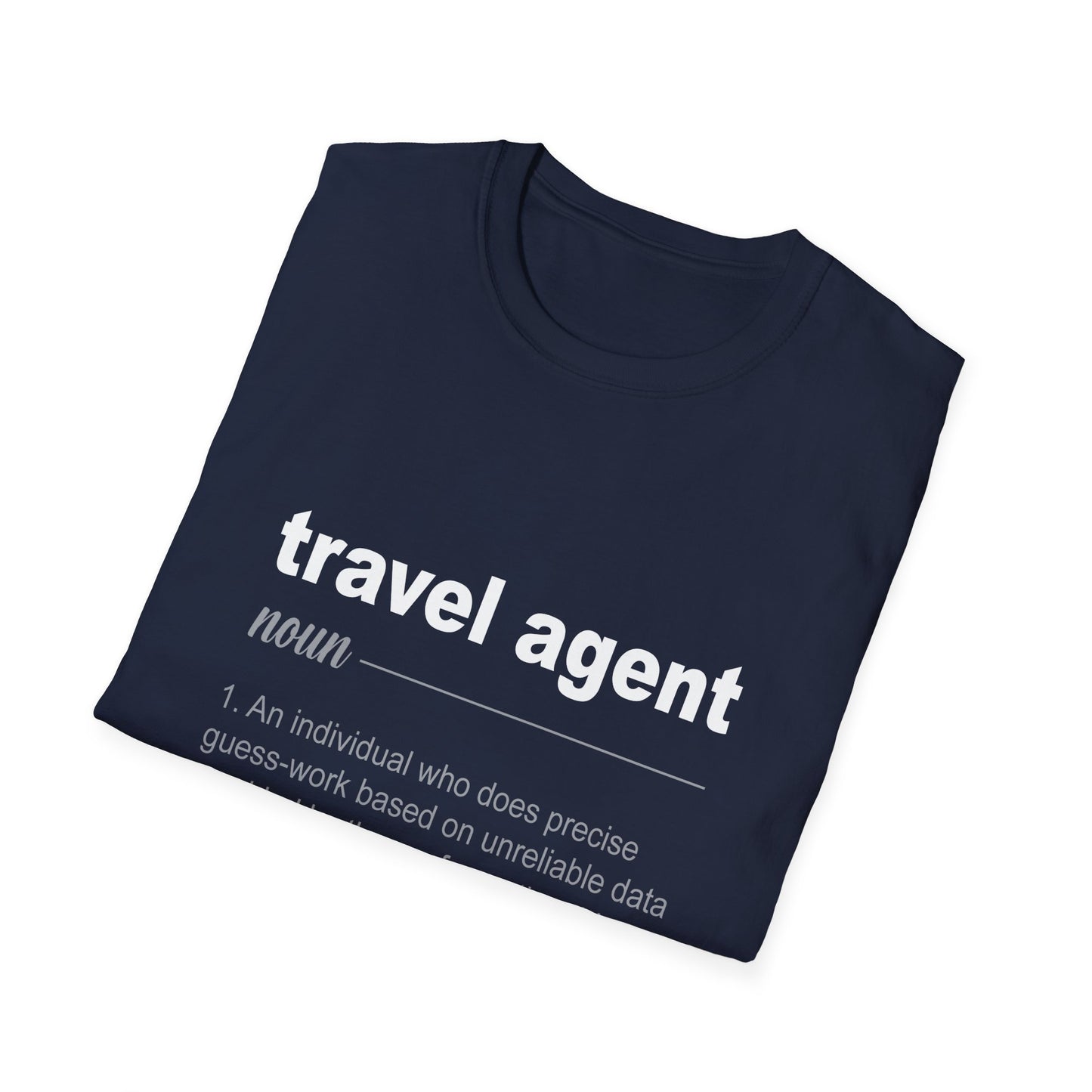 Travel Agent T-Shirt — "Noun - Travel Agent" Graphic Tee