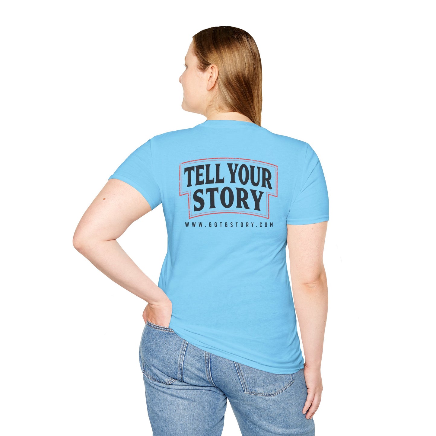 Inspirational Unisex T-Shirt - "Give God The Glory" & "Tell Your Story"